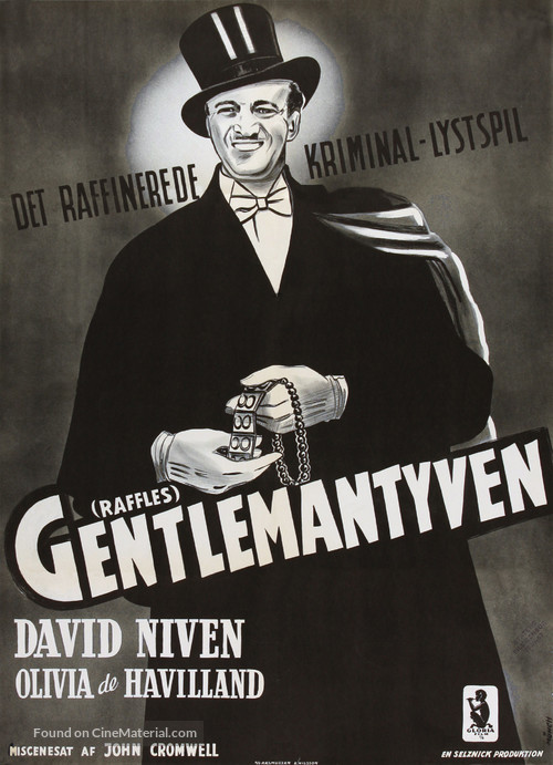 Raffles - Danish Movie Poster