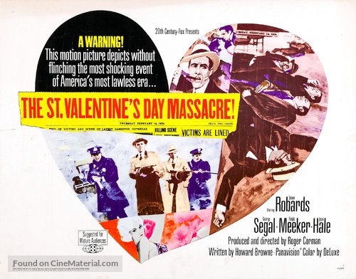 The St. Valentine&#039;s Day Massacre - Movie Poster