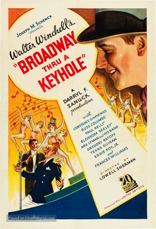 Broadway Through a Keyhole - Movie Poster