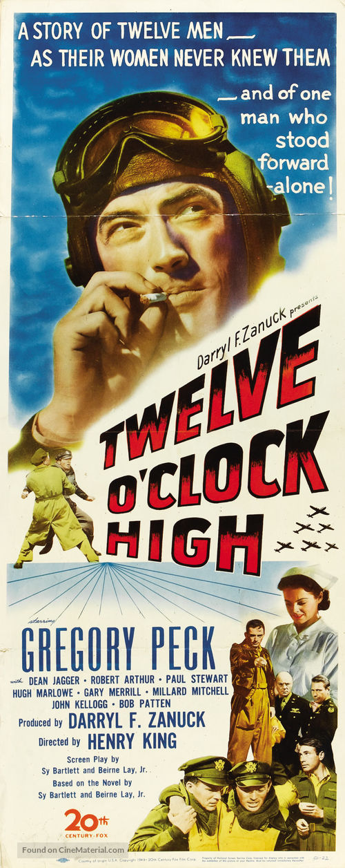 Twelve O&#039;Clock High - Movie Poster