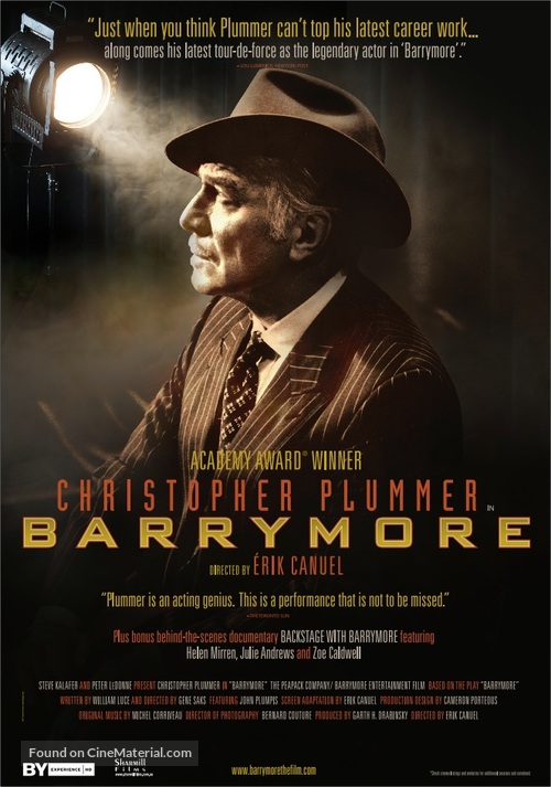 Barrymore - Canadian Movie Poster