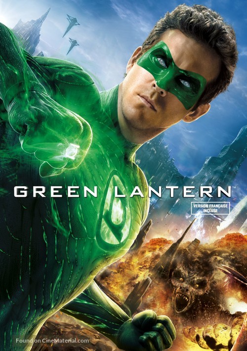 Green Lantern - Canadian DVD movie cover