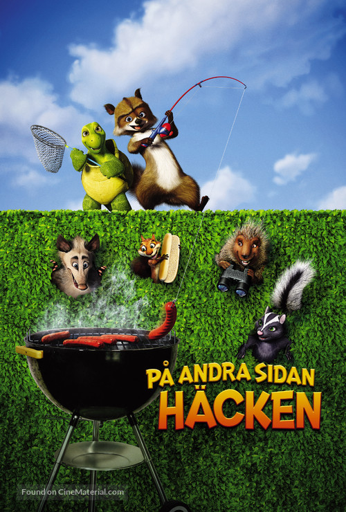 Over the Hedge - Swedish Movie Cover