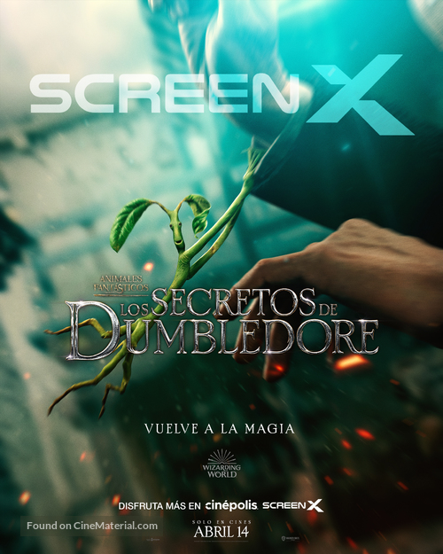 Fantastic Beasts: The Secrets of Dumbledore - Mexican Movie Poster