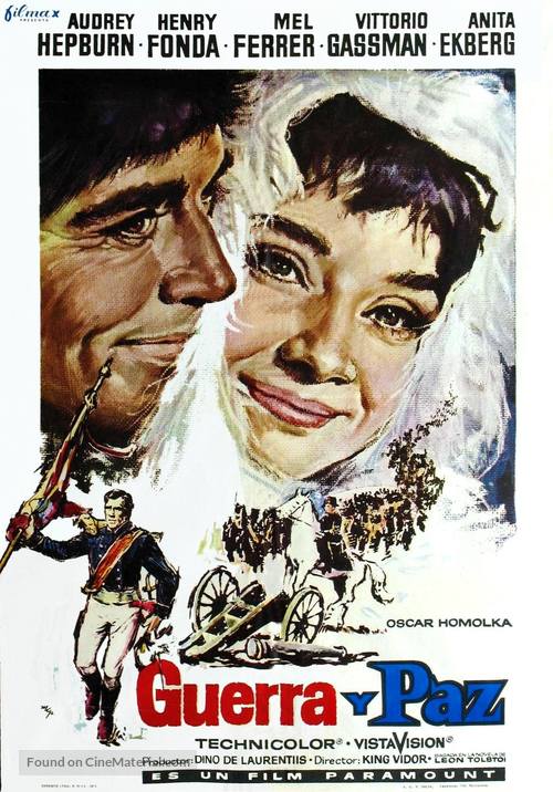 War and Peace - Spanish Movie Poster