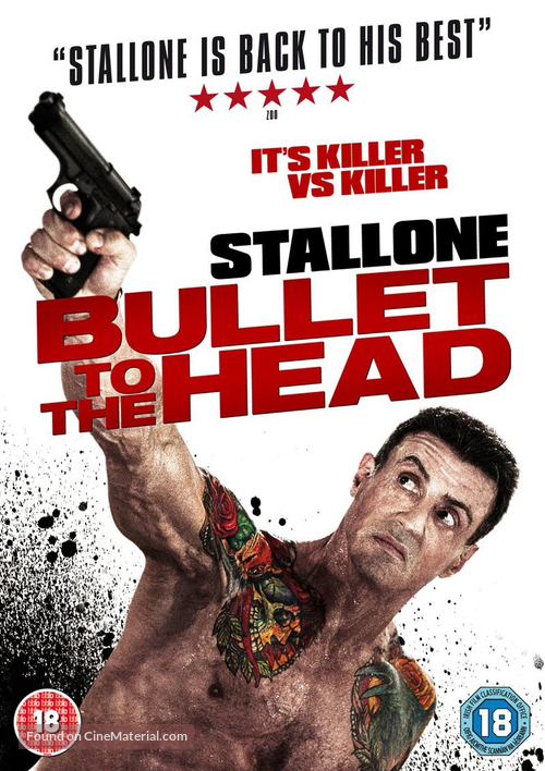 Bullet to the Head - British DVD movie cover
