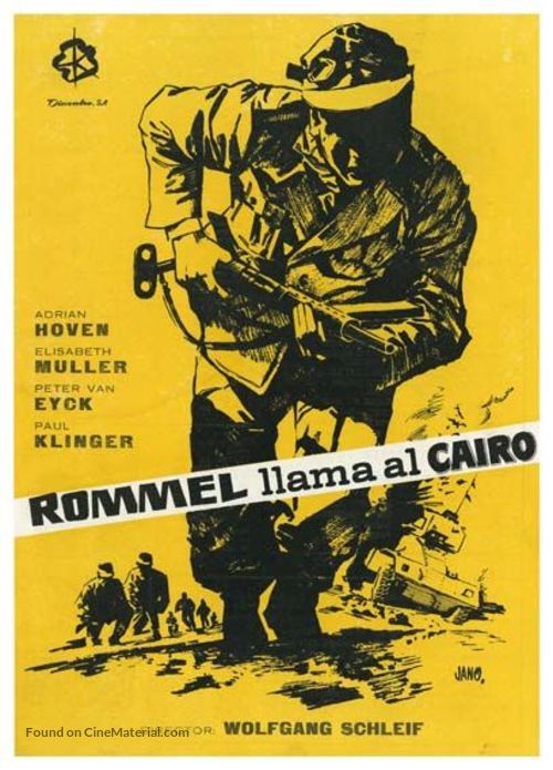 Rommel ruft Kairo - Spanish Movie Poster