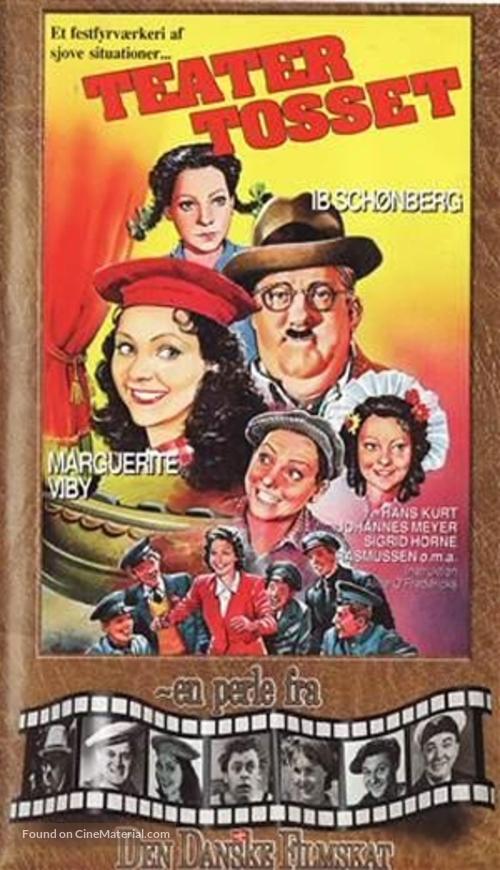 Teatertosset - Danish VHS movie cover