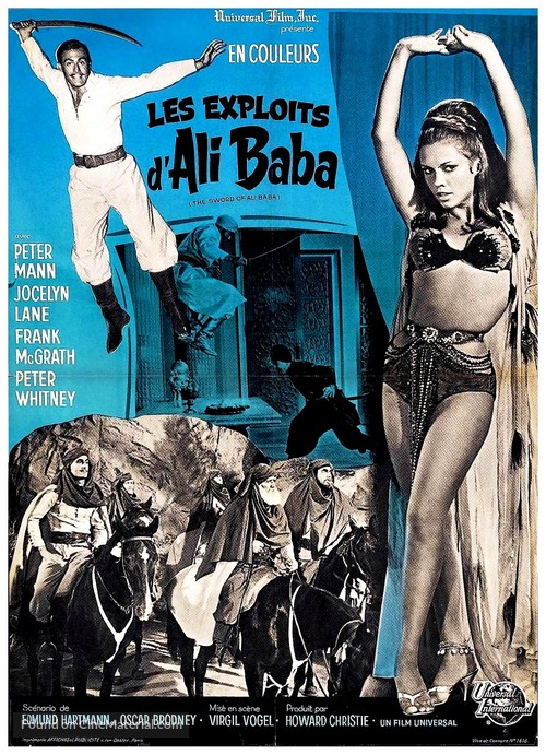 The Sword of Ali Baba - French Movie Poster