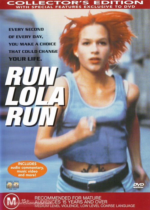 Lola Rennt - Australian DVD movie cover