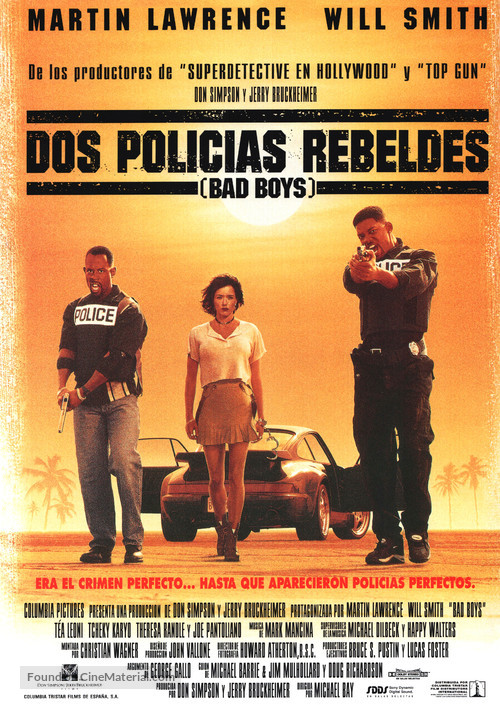 Bad Boys - Spanish Movie Poster