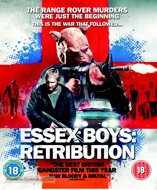 Essex Boys Retribution - British Blu-Ray movie cover