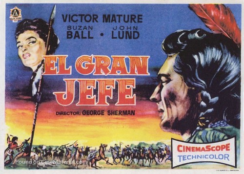 Chief Crazy Horse - Spanish Movie Poster