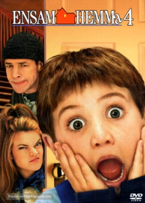 Home Alone 4 - Swedish DVD movie cover