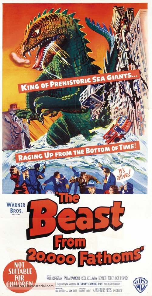 The Beast from 20,000 Fathoms - Australian Movie Poster