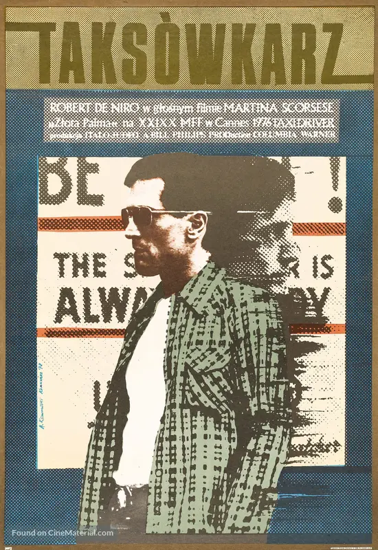 Taxi Driver - Polish Theatrical movie poster