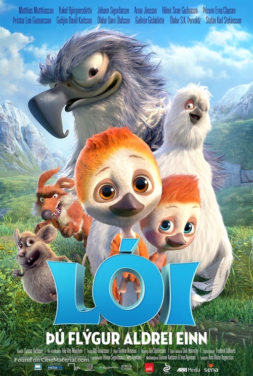 L&oacute;i: &THORN;&uacute; Fl&yacute;gur Aldrei Einn - Icelandic Movie Poster