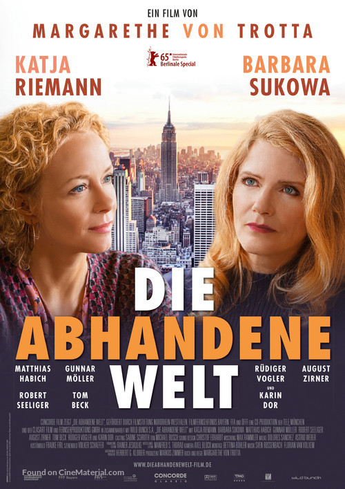 Die abhandene Welt - German Movie Poster