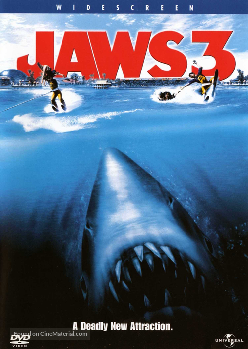 Jaws 3D - DVD movie cover