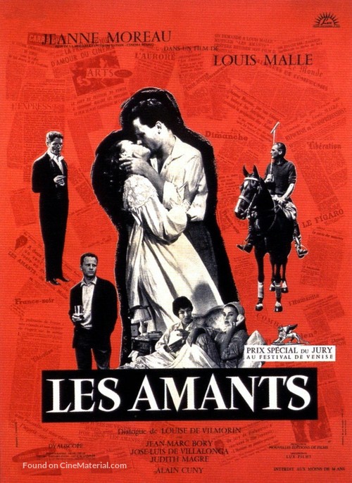 Les amants - French Movie Poster