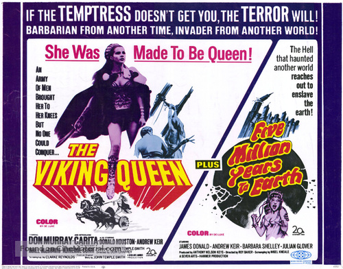 The Viking Queen - Combo movie poster