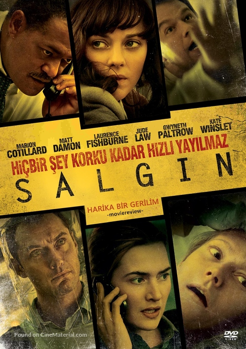 Contagion - Turkish DVD movie cover