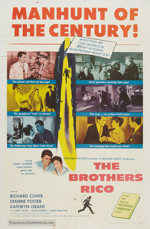 The Brothers Rico - Movie Poster