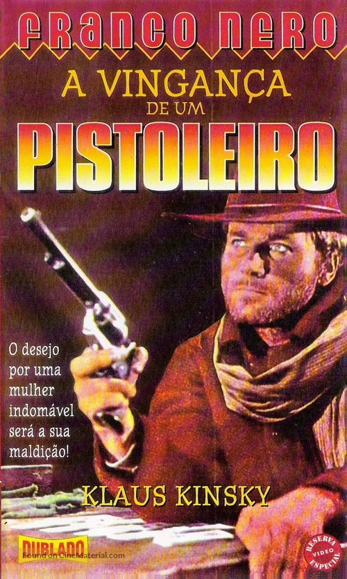 Uomo, l&#039;orgoglio, la vendetta, L&#039; - Brazilian VHS movie cover
