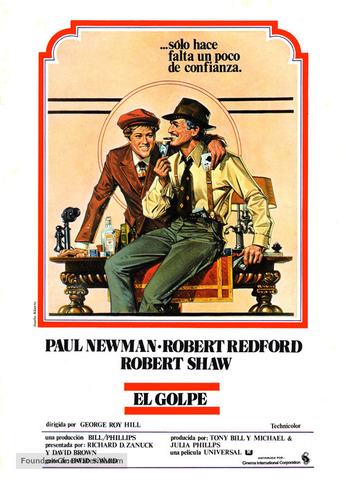 The Sting - Spanish Movie Poster