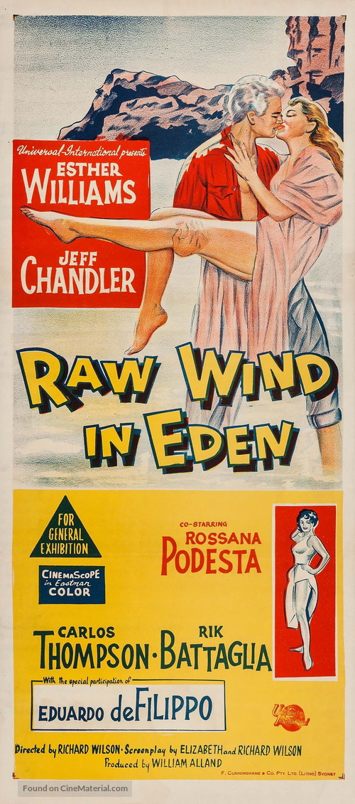 Raw Wind in Eden - Australian Movie Poster