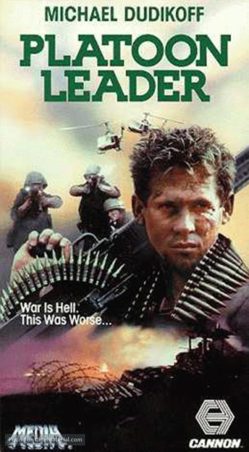 Platoon Leader - VHS movie cover