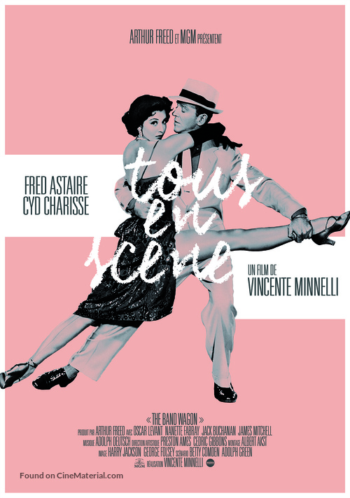 The Band Wagon - French Re-release movie poster