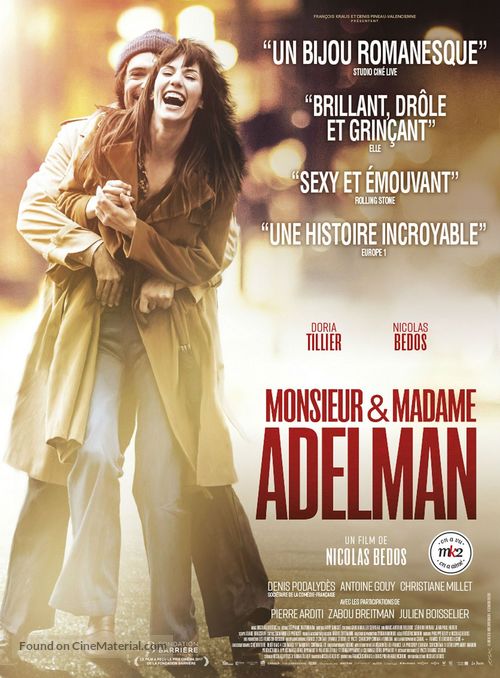 Mr &amp; Mme Adelman - French Movie Poster