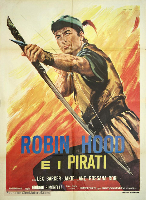 Robin Hood e i pirati - Italian Movie Poster