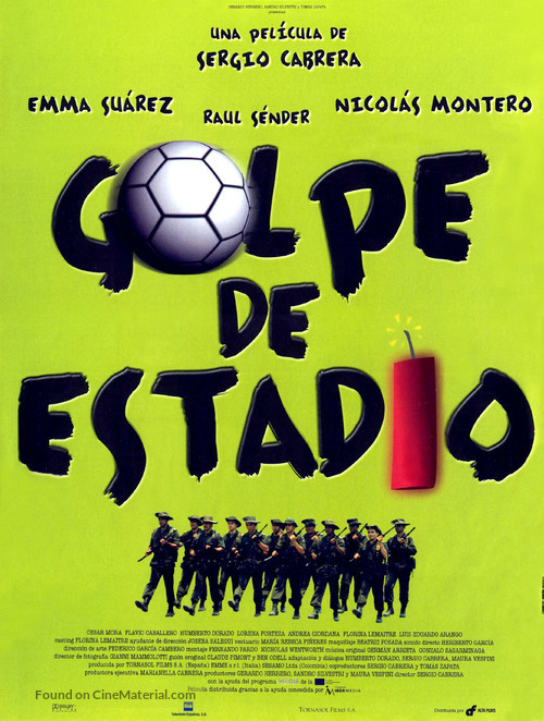 Golpe de estadio - Spanish poster