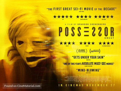 Possessor - British Movie Poster