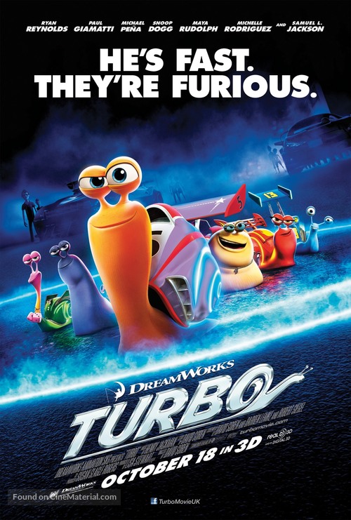 Turbo - British Movie Poster
