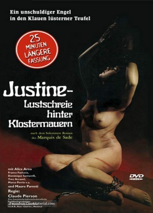 Justine de Sade - German Movie Cover