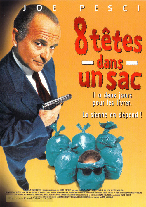 8 Heads in a Duffel Bag - French DVD movie cover