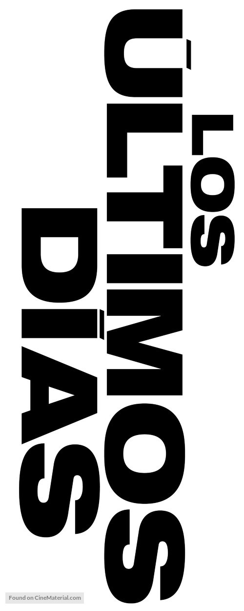 Los &uacute;ltimos d&iacute;as - Spanish Logo