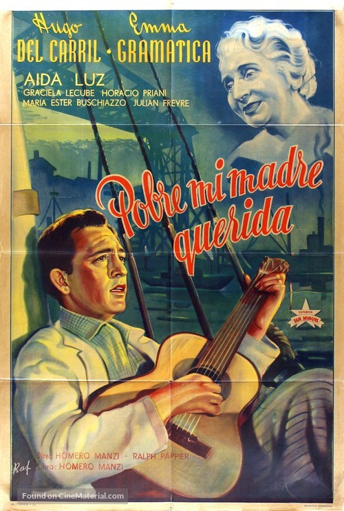 Pobre mi madre querida - Argentinian Movie Poster