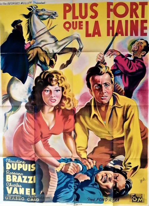Gli inesorabili - Belgian Movie Poster