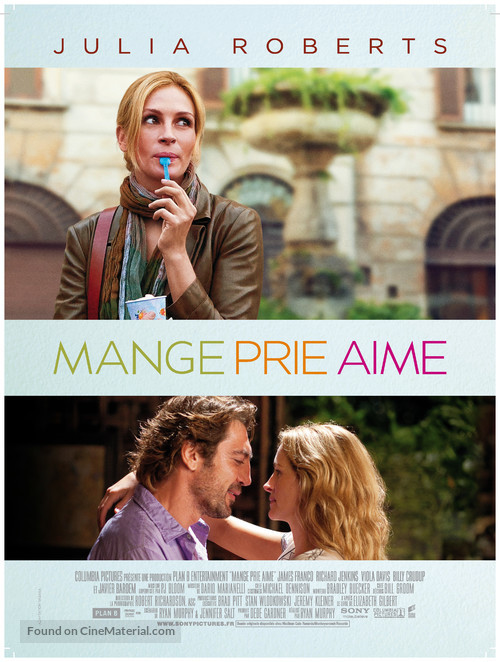 Eat Pray Love - French Movie Poster