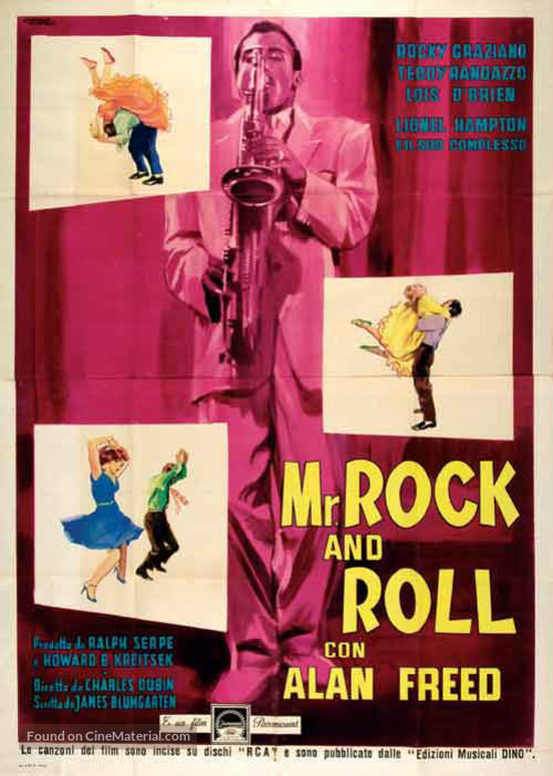 Mister Rock and Roll - Italian Movie Poster