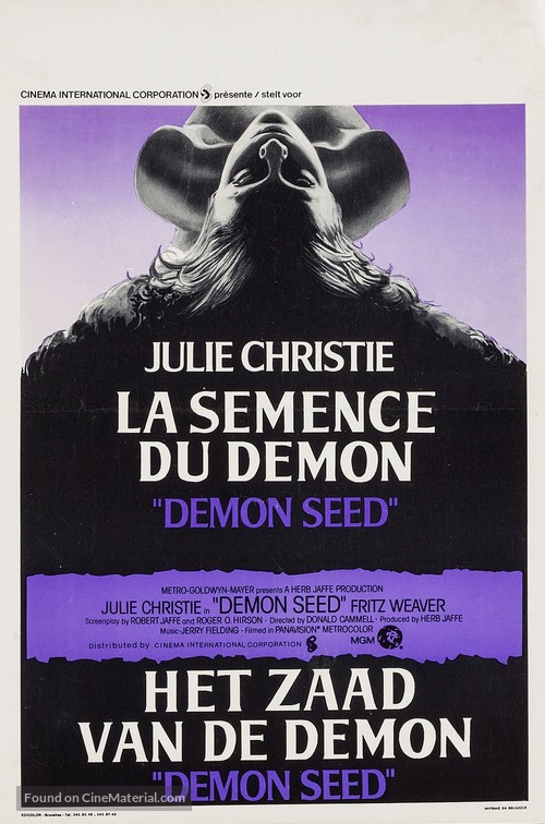 Demon Seed - Belgian Movie Poster