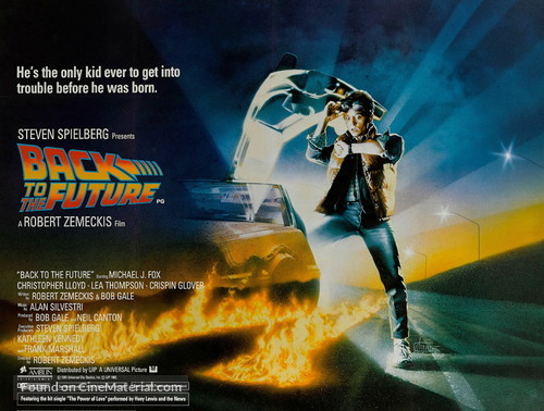 Back to the Future - British Movie Poster