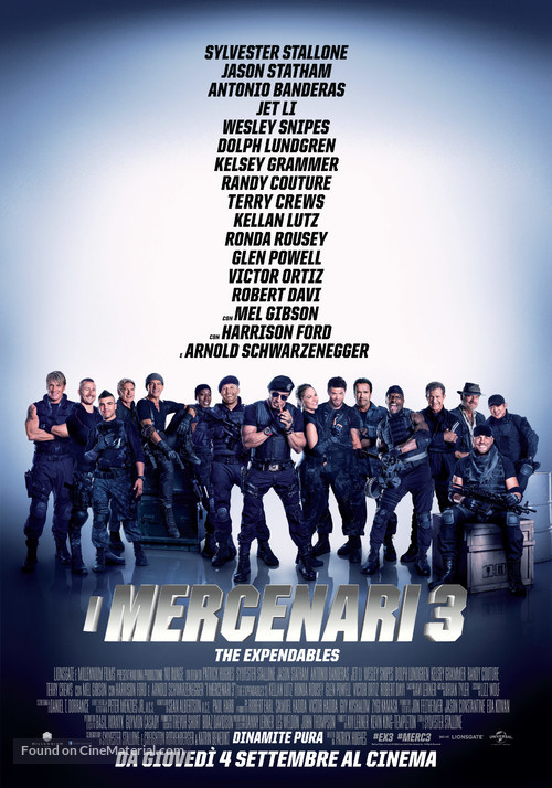 The Expendables 3 - Italian Movie Poster