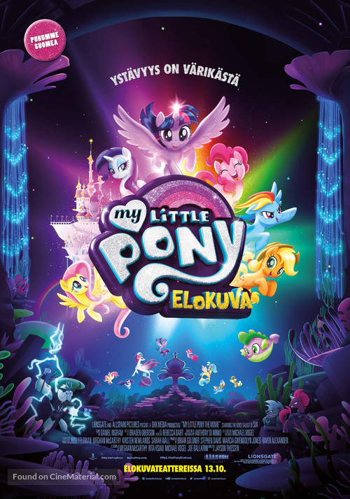 My Little Pony : The Movie - Finnish Movie Poster