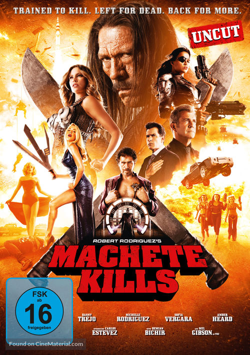 Machete Kills - German DVD movie cover