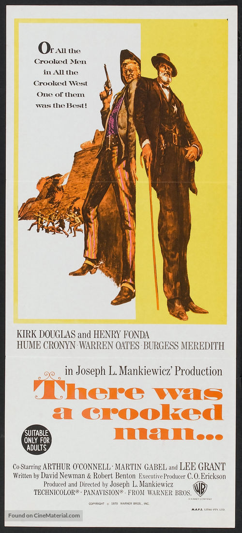 There Was a Crooked Man... - Australian Movie Poster